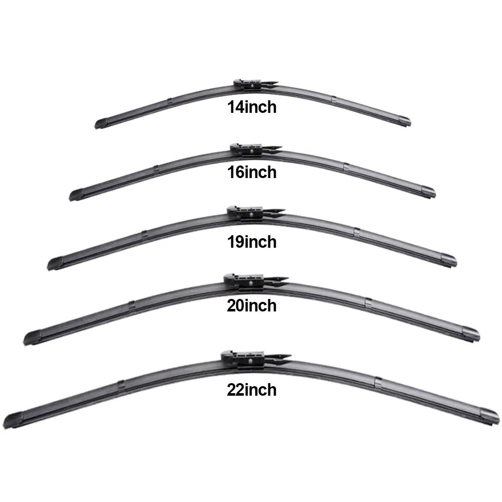1 Stück Auto-Wischerblätter, universell, U-Typ, weicher Gummi, ohne Knochen, langlebig, geräuschreduzierend, Auto-Wischer 14" 16" 19" 20" 22"