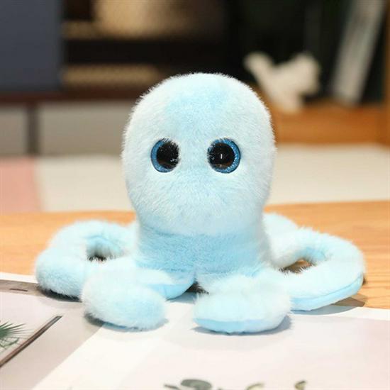 Marine Animal Plush Toys: Crab, Shark, Clownfish, Octopus - Aquarium Souvenirs & Claw Machine Prizes