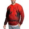Men's Casual Fashion Printed Round Neck Pullover Sweatshirt