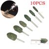 Polishing Burrs Improve Your Workpiece Finish with 10pcs 4 12mm Conical Rubber Polishing Burrs for Rotary Tools