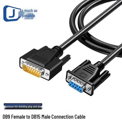 Cable Adaptador de Puerto Serie DB9 a DB15 Jinneng