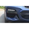 Fit For BMW X3 G01 X4 2018-  Black Steel Front Fog Lamp Light Strip Trim