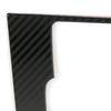 Car Center Console Gear Shift Panel Cover Trim Fit for Mazda 3 Sedan -  LHD Black Carbon Fiber Style Stainless Steel