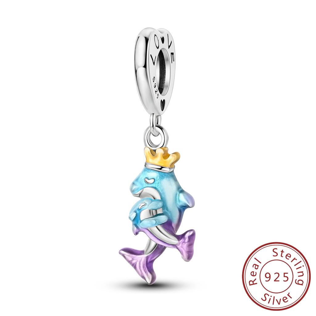 100% Copper Charms Bead Fit Original Bracelet Cz Inlaid Zirconium Pendent Dangle For Women Diy Jewelry Gift