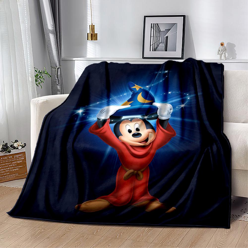 Christmas Mickey Mouse Blanket Gift Blanket Warmthful Decor Suitable for Sofa Couch Office Bed Picnics Design Gifts Friends Y15