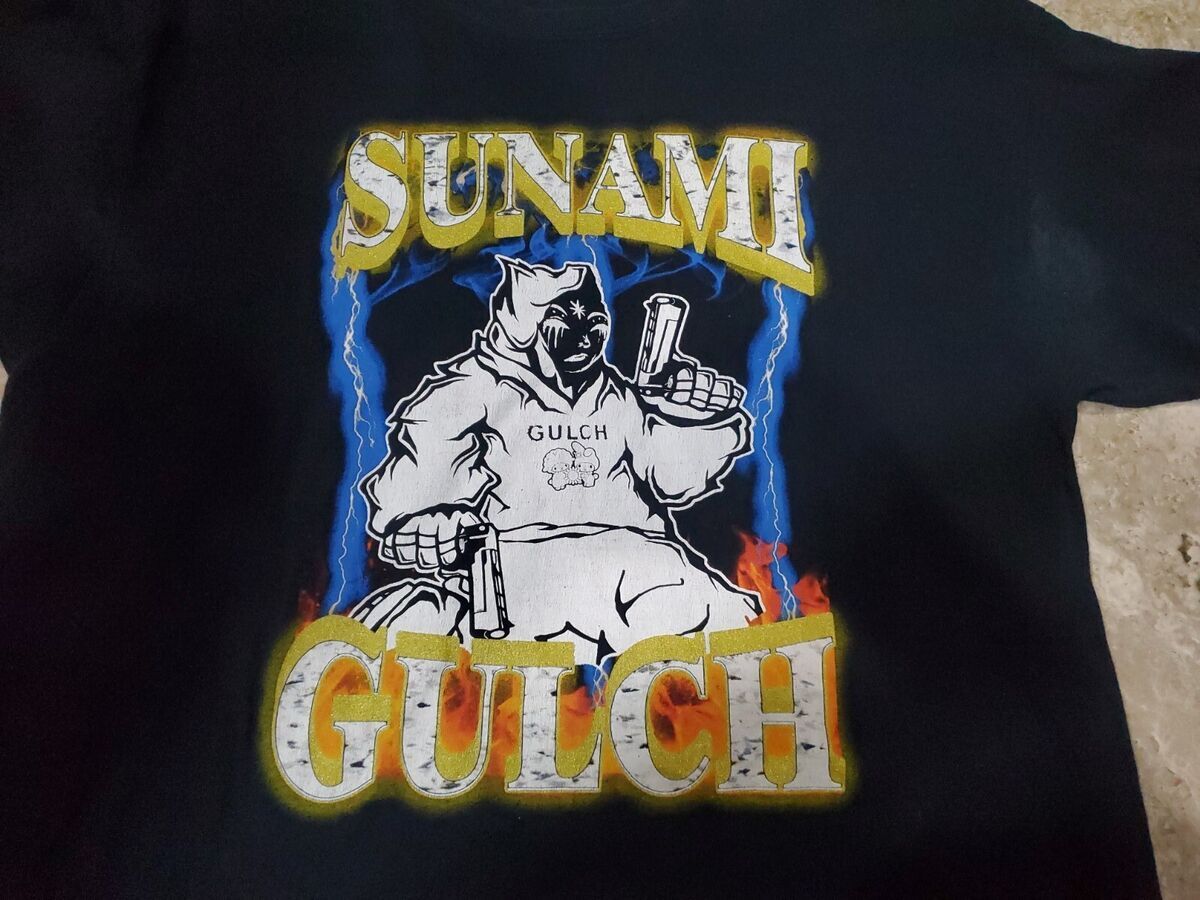 

Вінтажна футболка гурту SUNAMI Band Gulch 2020 Tour Чорна для чоловіків жінок будь-якого розміру BL270 M