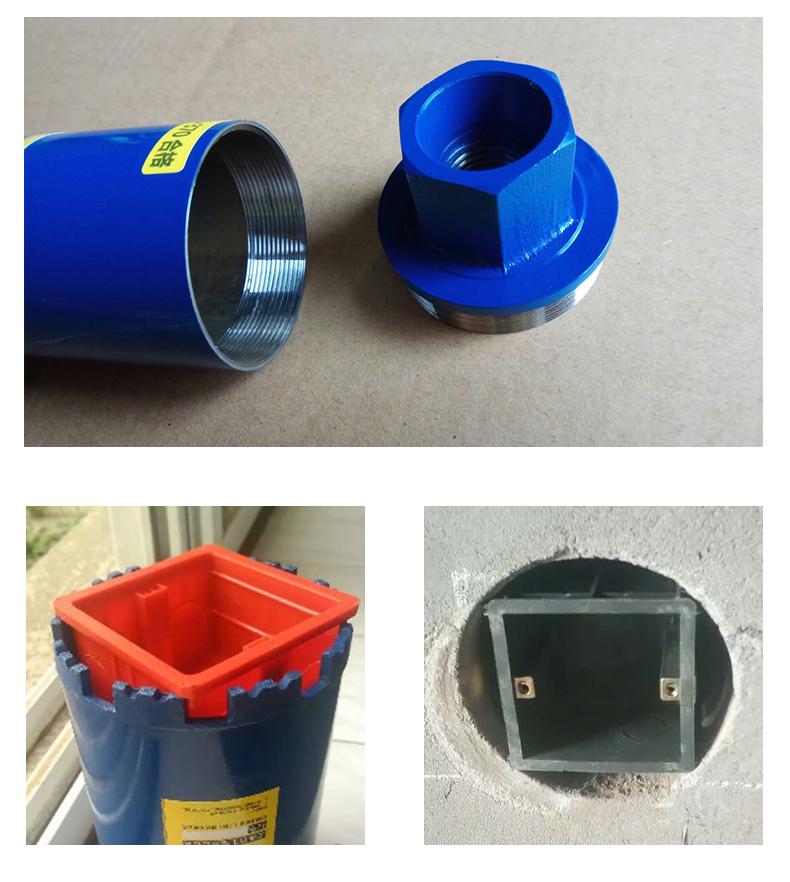 Diamond Drill Bit for Junction Box, Wall, Dual-use Concrete, 150mm, Hole Saw Range Hood, Waterless, 180mm.