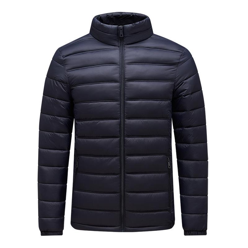 Cotton Jacket Men's Short Loose and Fashionable Thin Cotton Jacket Middle-aged and Young Casual Cotton Jacket Jacket Winter New Cotton Jacket