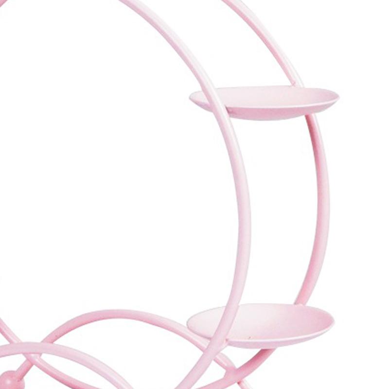ZK20 Ferris Wheel Display Rack Decorative Safe Rounded Edge Toys Storage Display Bracket Holder for Home White