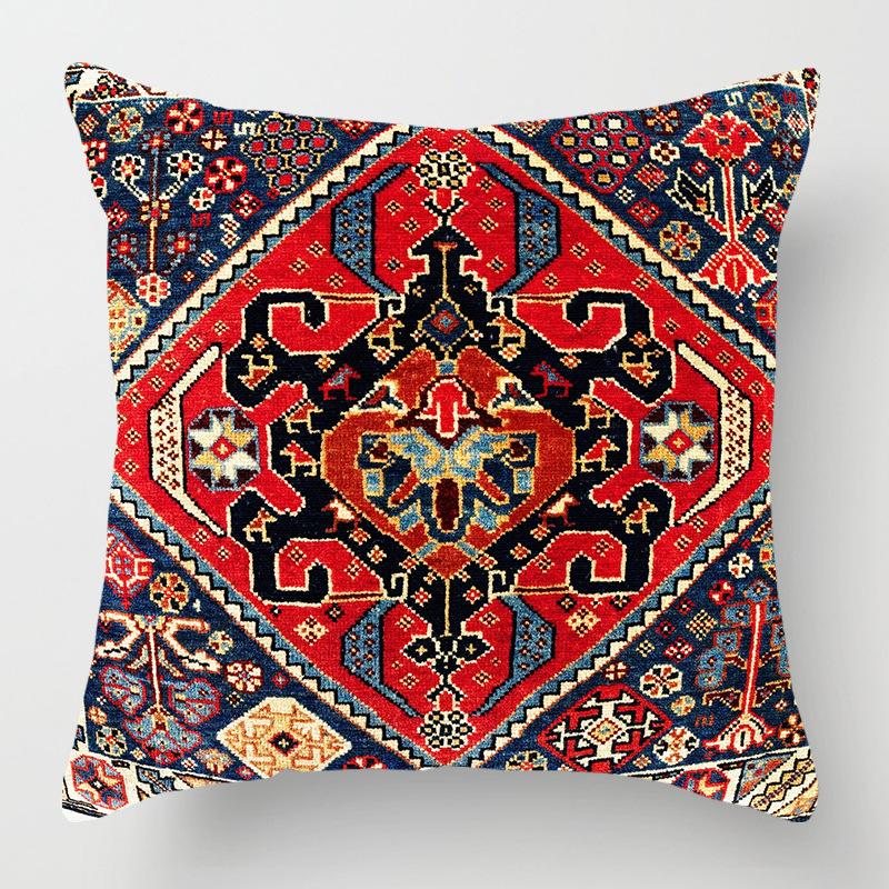 Throw Pillow Persian Turkish Lumbar Pillow Cushion Car Pillow Cover Sofa Cushion Home Decoration