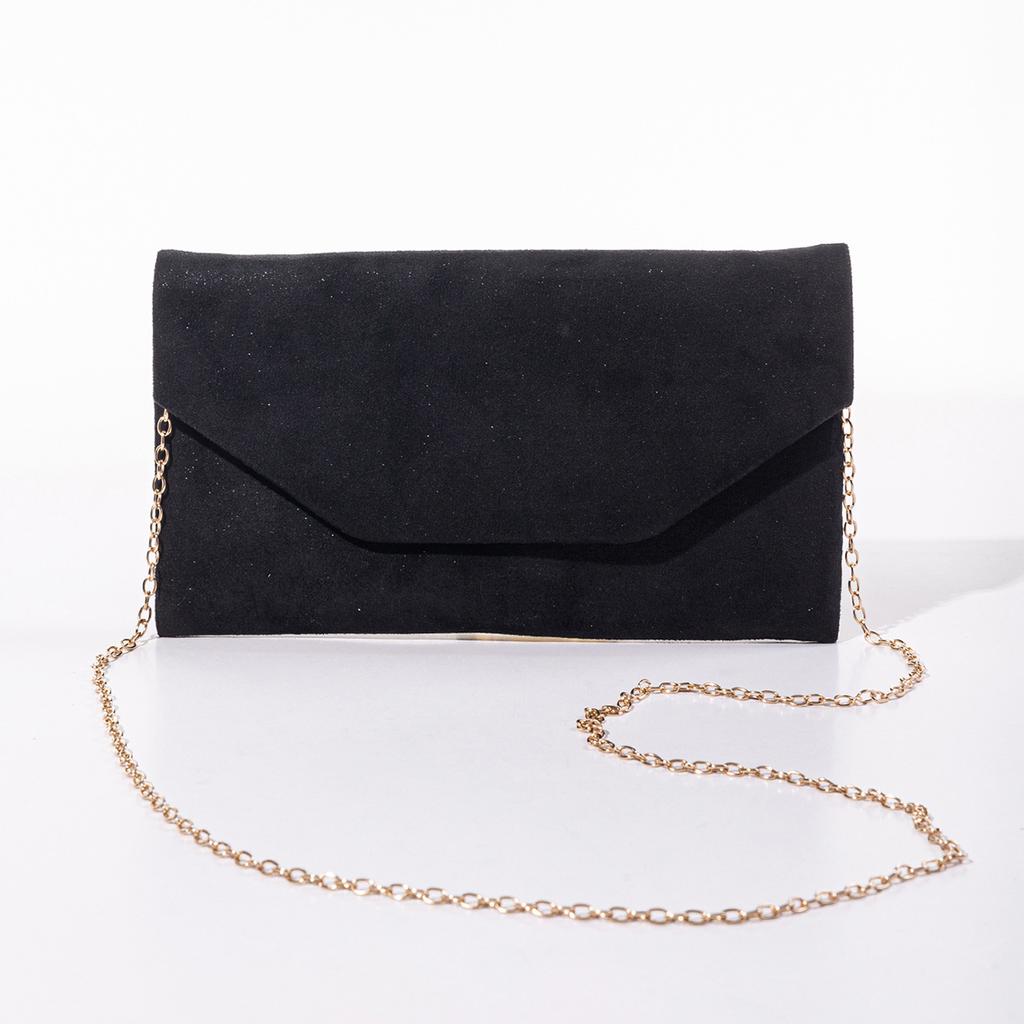 2026 New Women Suede Clutch Handbags Chain Shoulder Bags Envelope Women Evening Bags Mini Wallets Drop Shipping