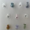 Magnetic Flower Vase Mini Glass Vases for Fridge Refrigerator Magnet Set Small Decorative Accessories