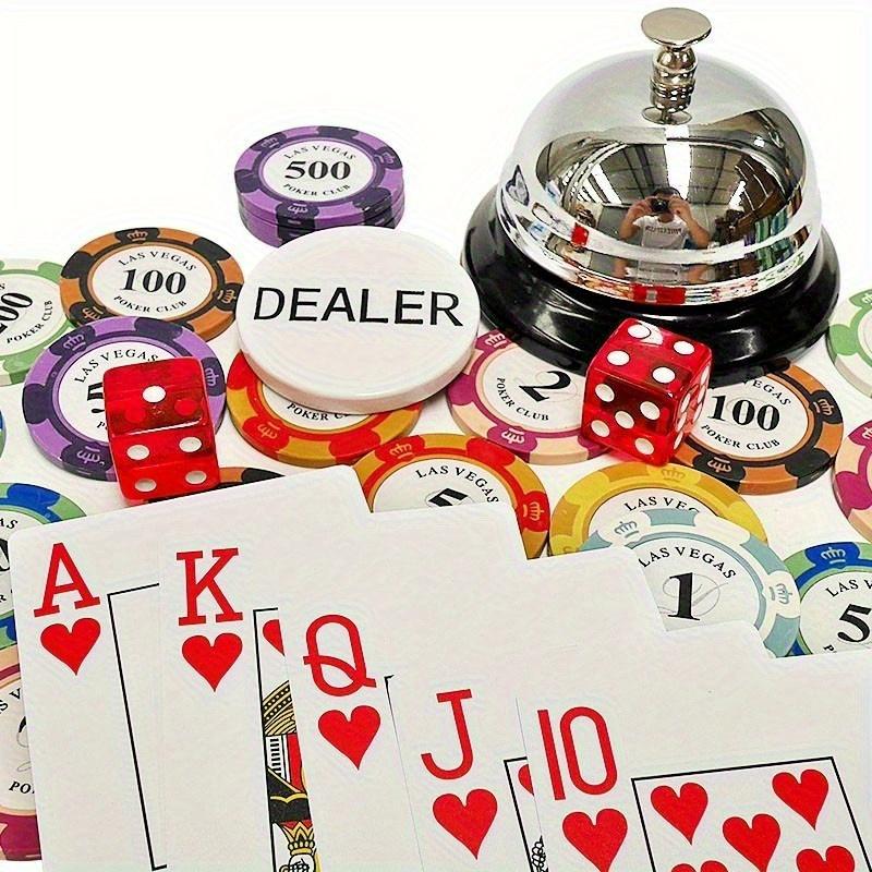 10pcs/lot Clay Las Vegas Poker Chips 14g Set Casino Coins 40mm Coin Poker Chips Entertainment Dollar Coins Card Game LasVegas