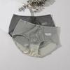 3-Pack Simple Solid Color Mid Waist Underwear for Women
