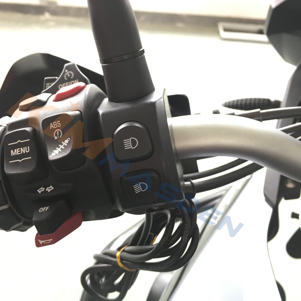 For BMW R1200GS R1250GS / ADV F750GS F850GS R 1200 GS LED Fog Lights Wiring Harness Switch On/Off Use The Smart Relay