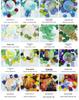 148 Pearlescent Octagonal Sealing Wax Beads - Mixable Colors, 500g Package