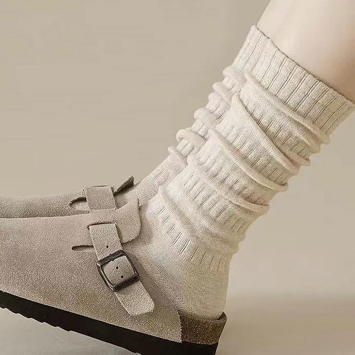 1329 Loose Cotton Knee Japanese Gyaru Socks