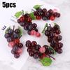 Lifelike Artificial Grape Fruit Leaves Plant for Home Showcase Display