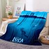 Questa coperta di Luca a cartoni animati è calda e confortevole, adatta agli adulti, ed è una scelta ideale per divani, picnic, camper e altr