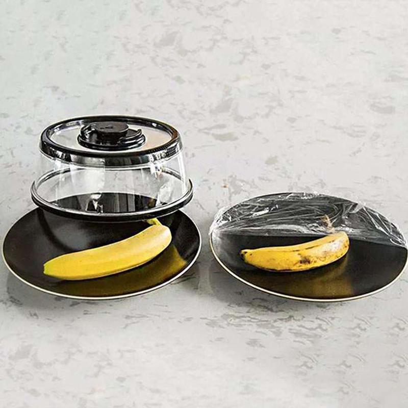 Silicone Vacuum Airtight Food Sealer Cover Kitchen Instant Food Fresh Cover Refrigerator Dish Cover Lid Topper Dome Kitchen Tool