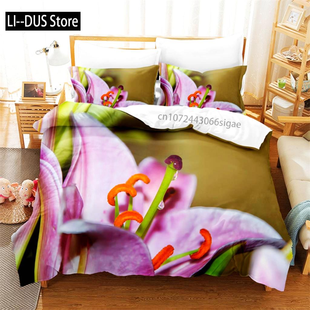 

Comforter Yellow Flowers Queen Bedding Set Bedding Digital Printing King Size Bedding Sets Comforter (quilt)-EU Single(135*200cm)3pcs