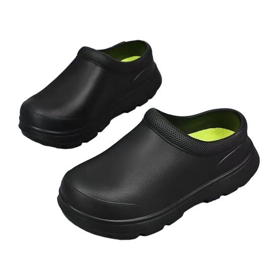 Chaussures de Travail Chef Antidérapantes Imperméables Chaussures de Cuisine Résistantes à l'Huile Bout Fermé