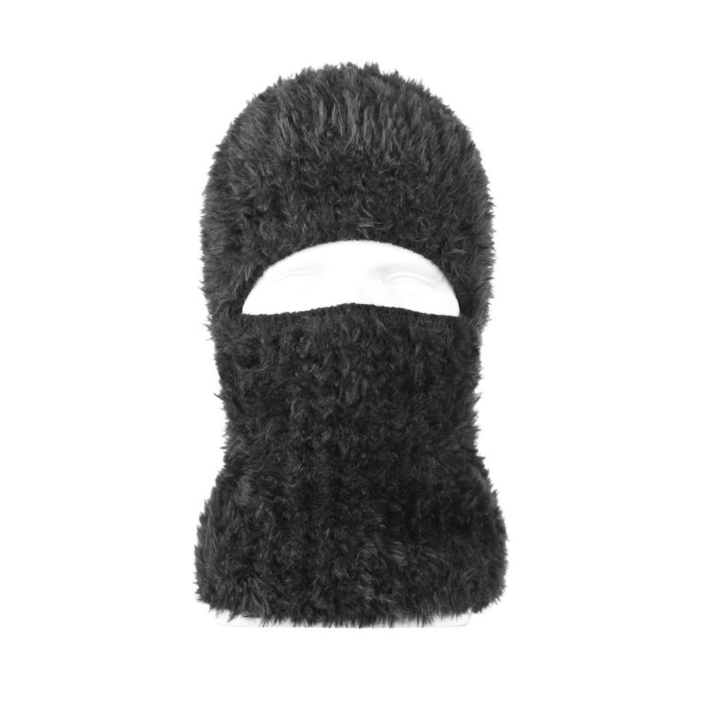 Thickened Winter Balaclavas Cap Neck Warmer Ski Knitted Mask Casual Full Face Pullover Cap Riding