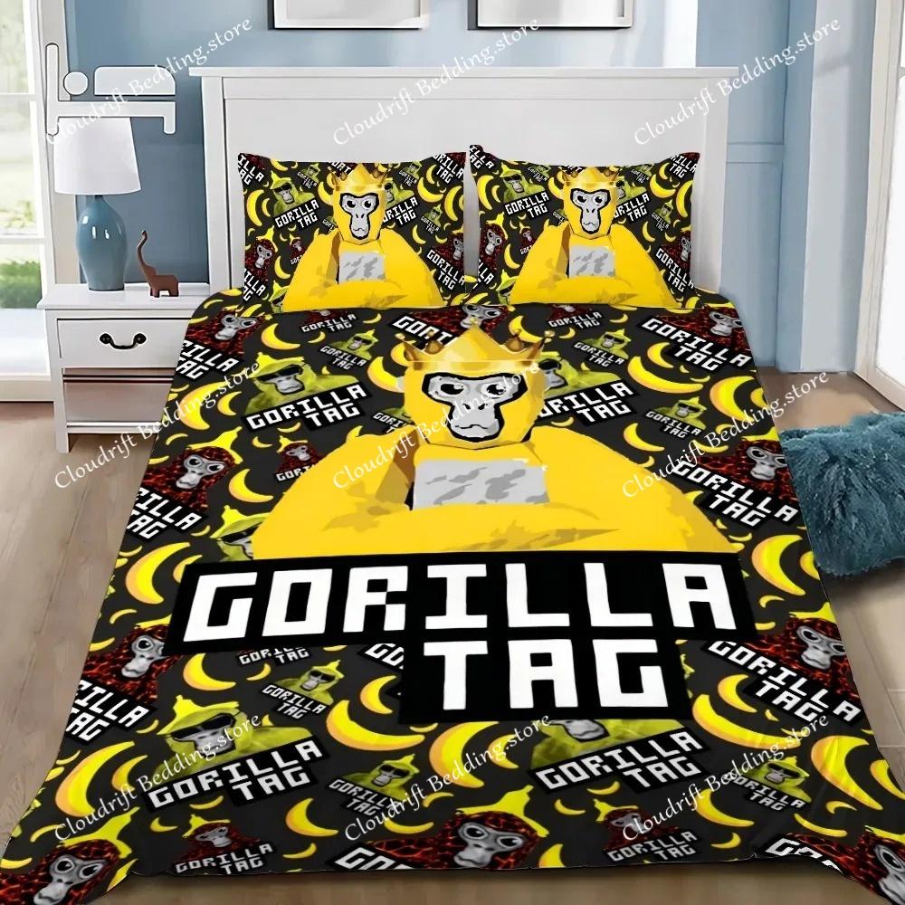 Yorgan Kılıfı Oyun Gorilla Tag 3D Zarif Dijital Baskılı Nevresim Takımı Yorgan Yatak Genç Ev Dekorasyonu Çocuk Erkek Hediye