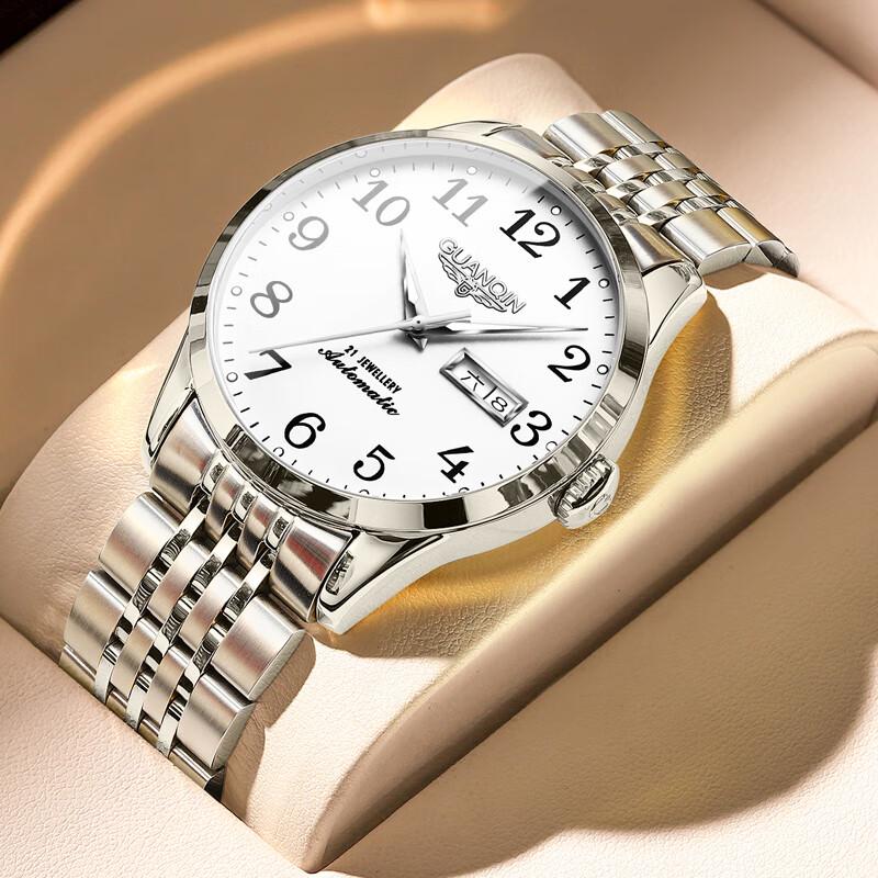 GUANQIN Men s Automatic Luminous Business Watch 40mm