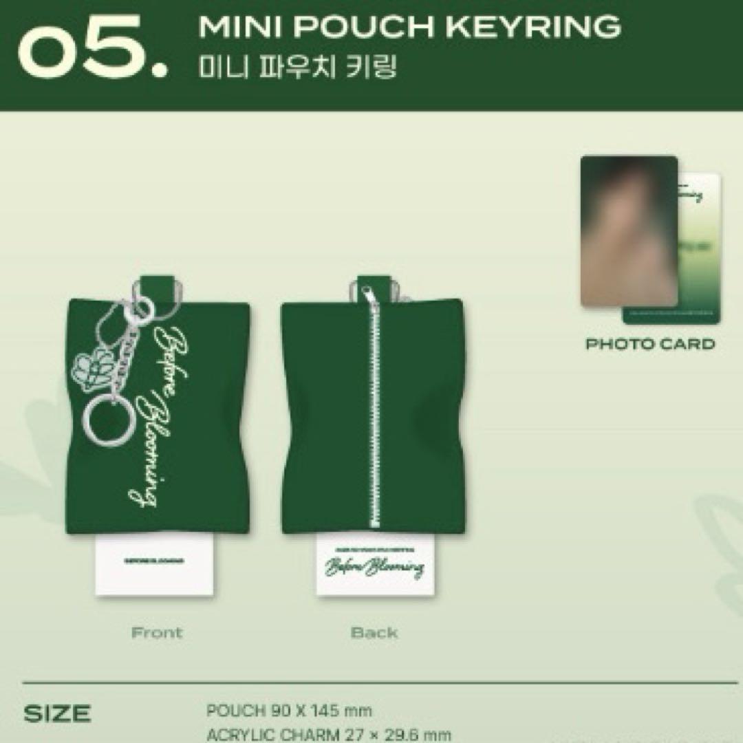

[USED] ROWOON Lown Seoul Fan Meeting Official Mini Pouch Keyring
