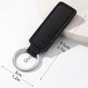 X6HE Anti Scratch Keychain Organizers Lightweight PU Leather Construction For Drivers Cyclists Daily Commute Cycling