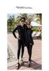 Couple's Long Sleeve Split Hoodie Swimsuit: Women's Sun Protection Surf Suit & Men's Beach Swimwear