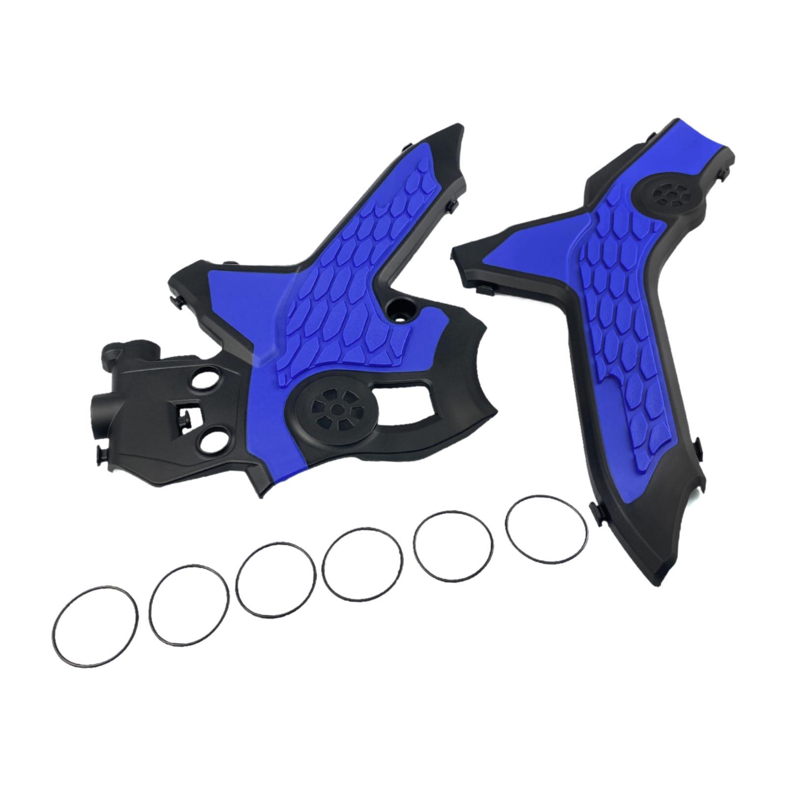 

Защита рамы мотоцикла Боковая защита обтекателя Премиум запасные части Аксессуары Заменяет Легко устанавливаемую боковую защитную крышку синий