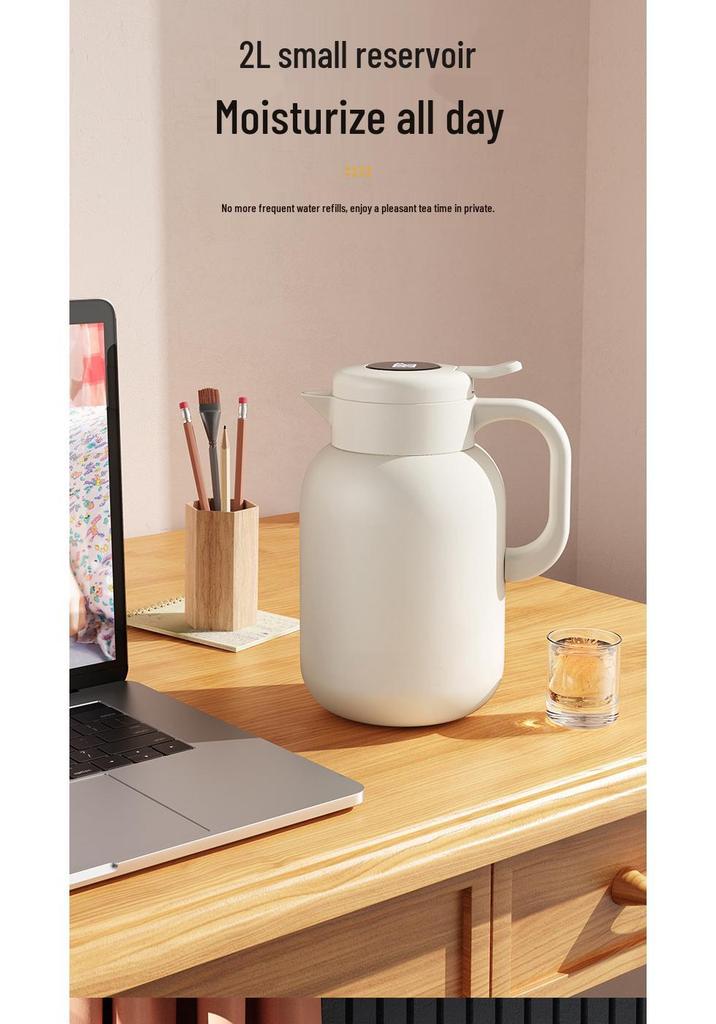 Large Capacity Insulated Stainless Steel Teapot with 316 Inner Liner - High Temperature Resistant for Home Use