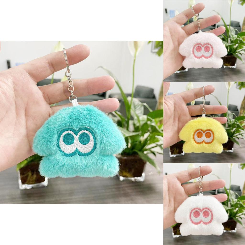 Charming Squid Plush Keychain Soft Toy Colorful Bag Pendant Ideal For Collectors