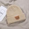 Warm Beanie Cap Cute Cartoon Pullover Cap Fashion Knitted Hat  Winter