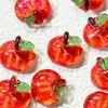 50Pcs Mini Simulation Red Fruit Decoration Miniature Fruit Resin Figurine Statue Ornament DIY Crafts Nail Art Charm Dollhouse Accessories