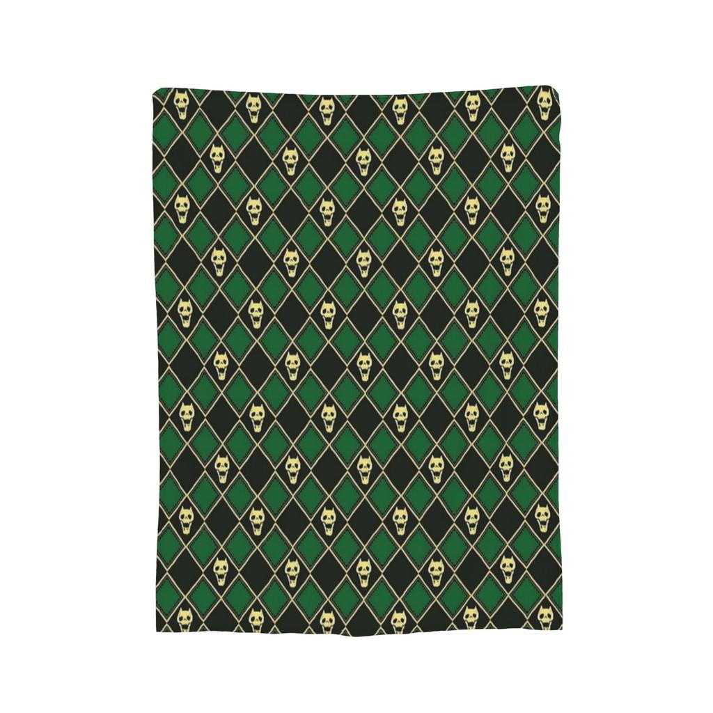 JoJo Golden Blankets Flannel J-JoJos Bizarre Adventure Breathable Ultra-Soft Throw Blankets for Home Car Quilt