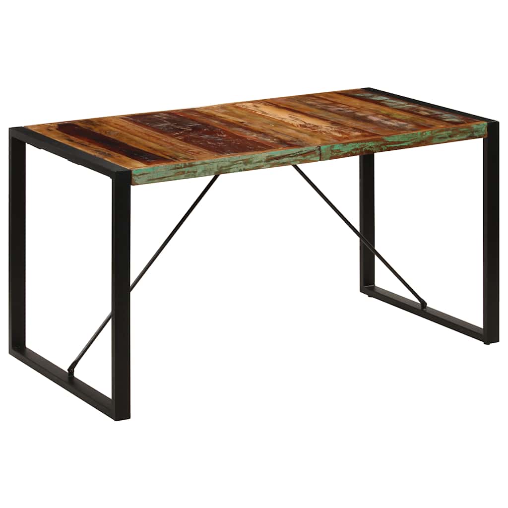 Dining Table 140 x 70 x 75 cm Solid Reclaimed Wood