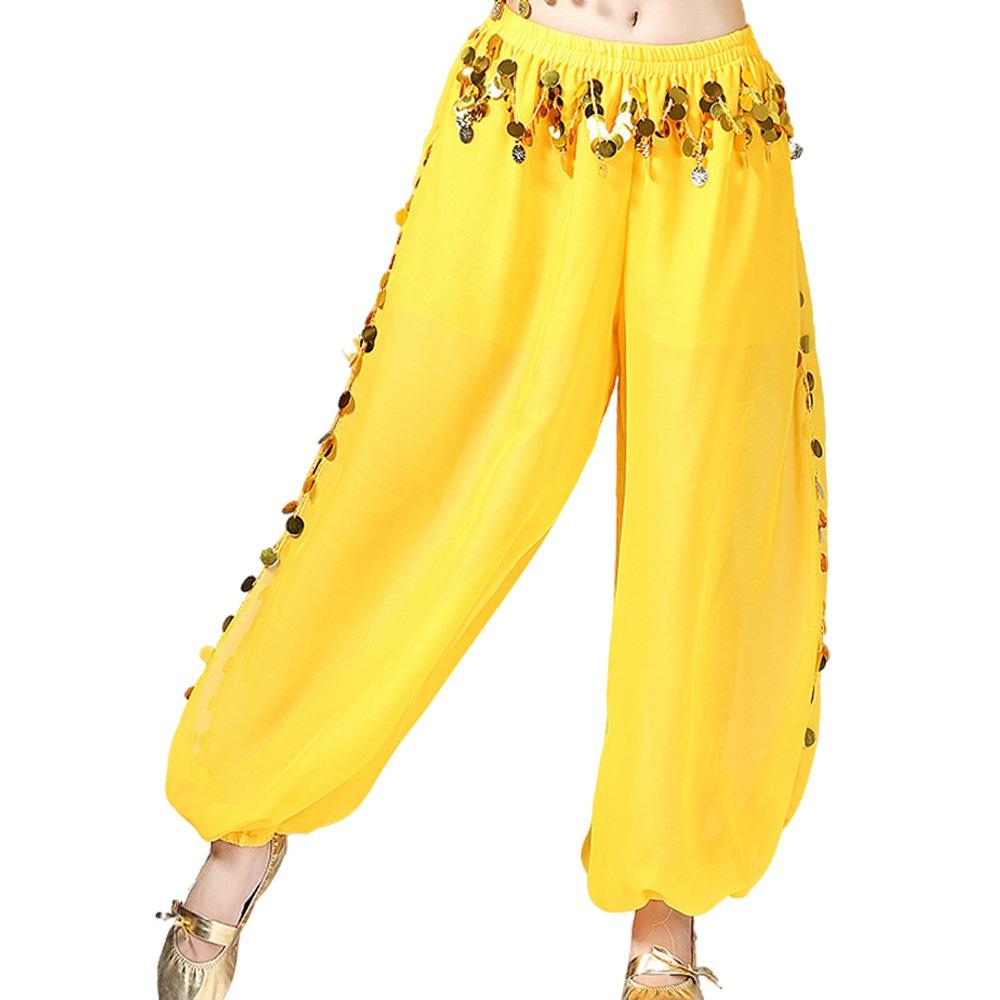 Sequin Belly Dance Pants Tassel Loose Pants Fashion Bloomers  Dance