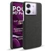 For Xiaomi Poco M7 Pro 5G Phone Case Cloth Texture Anti-Scratch Protective PC Back Cover