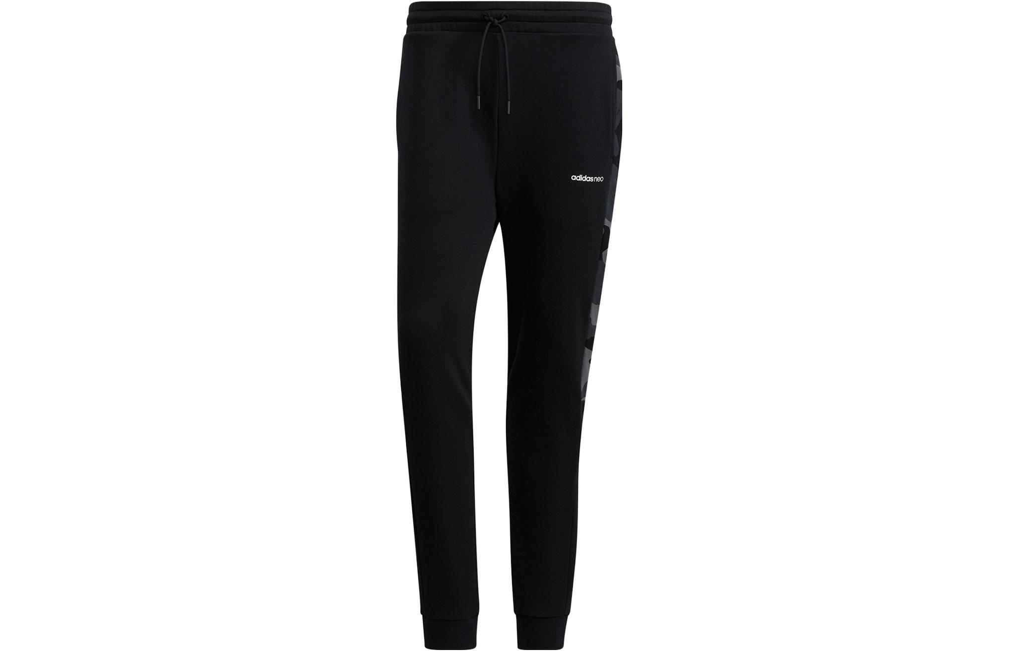 

Adidas Neo Knitted Sweatpants Men s Black Moderate Cuffed Pants HA1488 XL