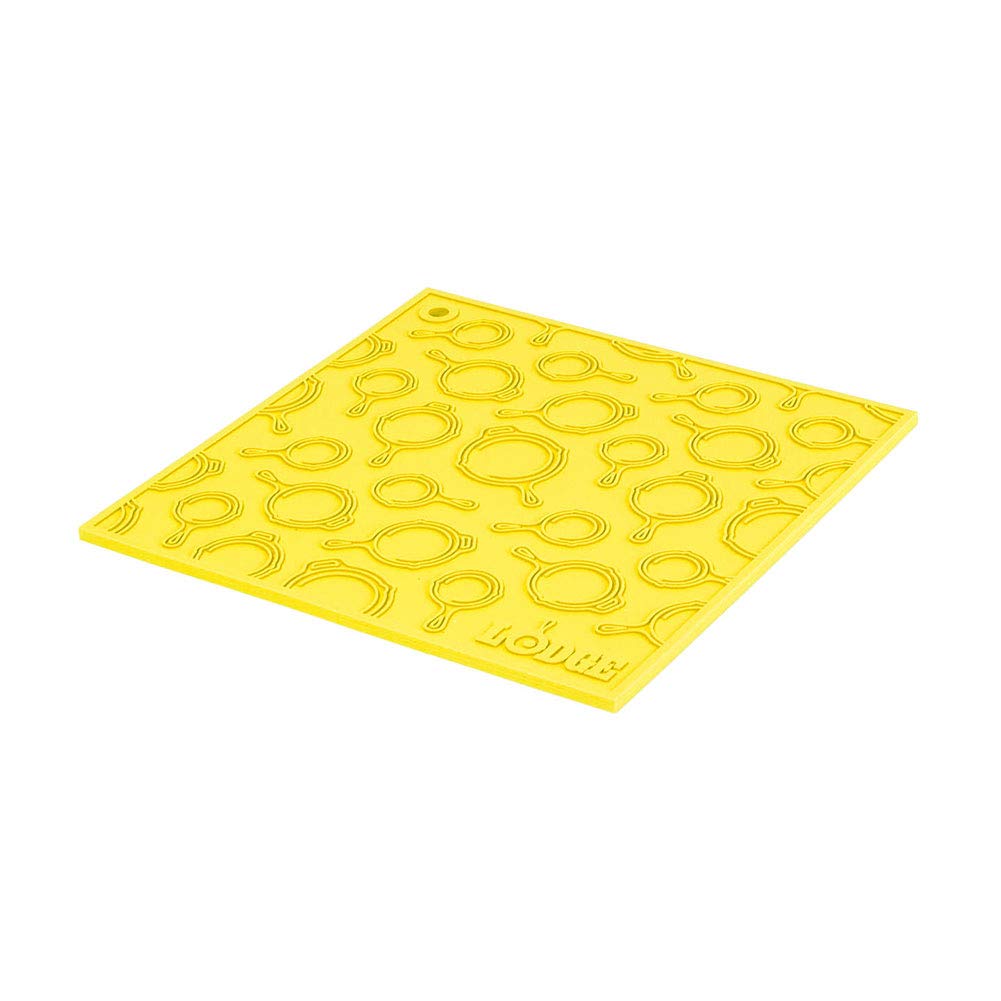 

Lodge Square Trivet AS7SKT21 Skillet, Silicone, Yellow, 17.8x17.8cm,