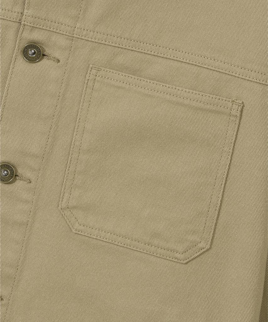 Agod Washed Twill Work Jacket [Beige]