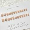 Crystal Shell Wearable Nails: Flashy Handmade Manicure with Pure Desire False Nail Patches