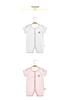 Baby Summer Short Sleeve Cotton Jumpsuit - Newborn Lightweight Pajamas Class A Air-Conditioned Crawler Outfit