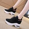 Fashion Womens PU Fabric Retro Lace-Up Sneakers Women's Heels Summer Autumn Fashion Designer Tennis Female Breathable Shoes