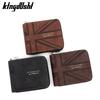 Schoolbag European and American Retro Rice Character Men's Short Wallet, Large-capacity Chain Hinge Change Bag, Multi-card Wallet Wholesale