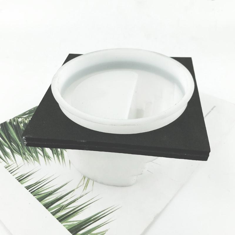 Candle Holder Resin Mold,Cement Gypsum Flower Pot Silicone Molds Epoxy Resin Casting Molds for DIY Jewelry Storage Box