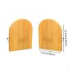 Bookends Book Ends for Shelves Bamboo Stoppers Holder Office Library Study Playroom